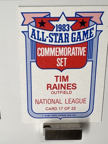 Lot (8) 1984 Topps Baseball Cards All Stars Ozzie Smith George Brett Schmidt MT - Picture 15 of 17