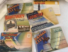 Hayne’s Souvenir Folder Postcards Lot Vintage Travel Roadside America