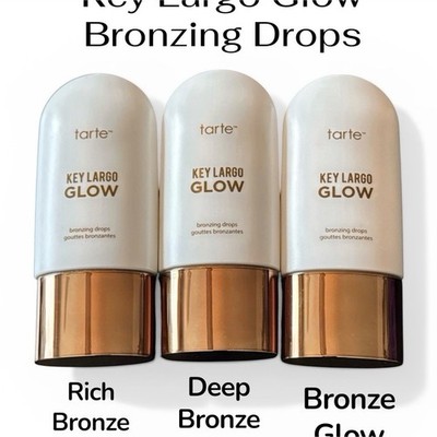 tarte Key Largo Glow Bronzing Drops Liquid Glow Rich Deep Bronze Shades