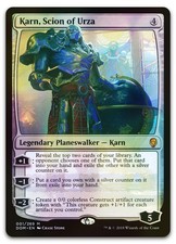 Karn, Scion of Urza #1 (Foil) (LP) Dominaria DOM Magic MTG