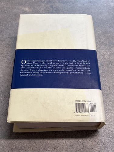 Victor Hugo THE HUNCHBACK OF NOTRE-DAME Courage Books c.1995 HC/DJ - Picture 2 of 6