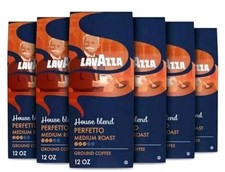 Lavazza House Blend Perfetto Ground Coffee 6 X 12oz Medium Roast BB 01/30/2027 11.06 per pound
