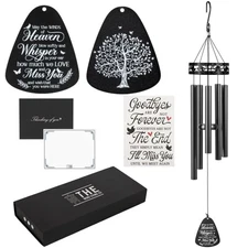 The Wind Chime CO Family Love Memorial Wind Chimes, Sympathy Wind Chimes Gift...
