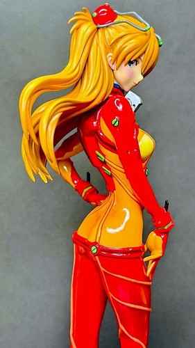 Super cute Evangelion Shikinami Asuka Langley Repainted Asuka Figure, Japanese - Picture 6 of 11