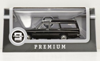 TRIPLE 9 Volvo 145 Express 1969 1:43 Schwarzer Kastenwagen LHD T9P-10010