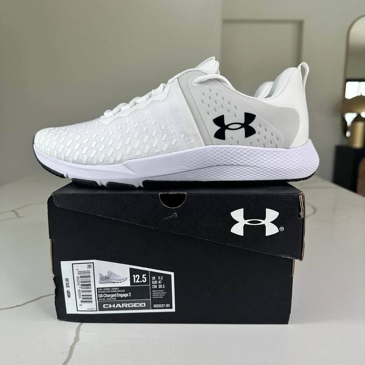 Under Armour Charged Engage White for sale | eBay display picture 2