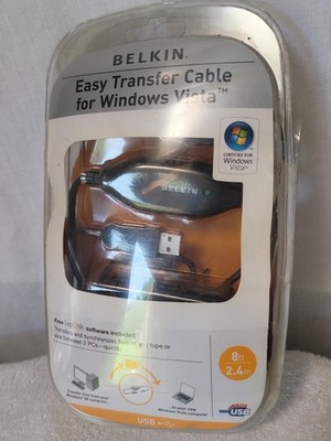 Belkin Easy Transfer Cable for Windows Vista USB Sync Files Photo's Video Music