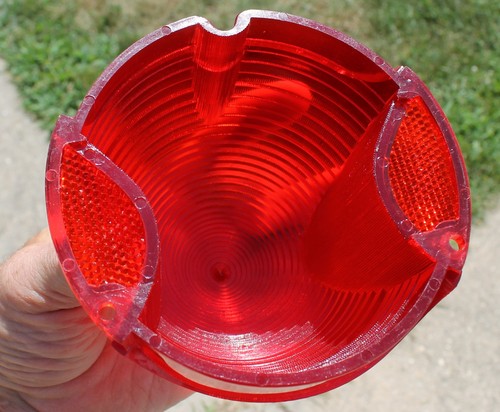 (One) 1956 Oldsmobile Super 88 Tail Light Lens "Unbranded" Reproduction - Picture 13 of 24