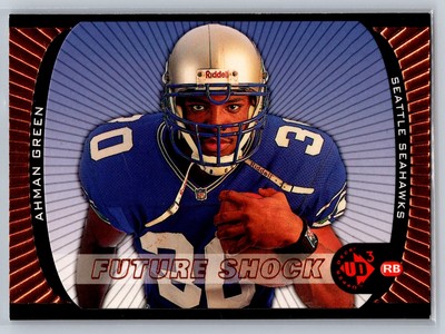 1998 Upper Deck UD3 #27 Ahman Green Future Shock Rookie RC