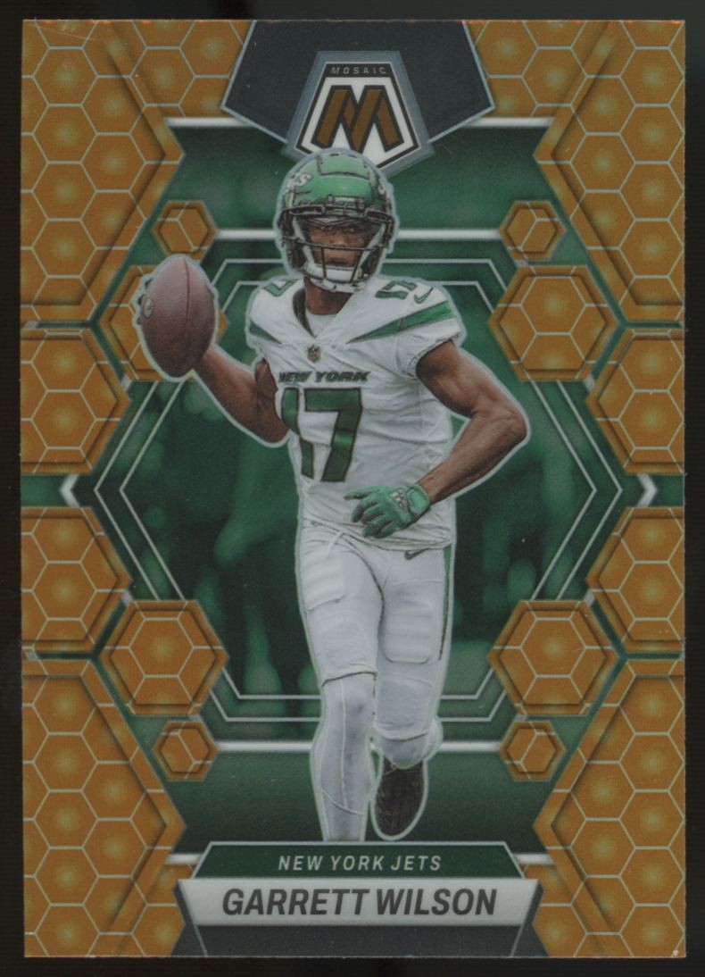 2023 Mosaic Football Garrett Wilson Honeycomb Prizm SSP #75