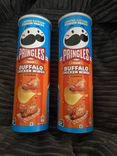 2 Tubes Of Pringles Buffalo Chicken wings Flavour 165g x  2 Limited Edition
