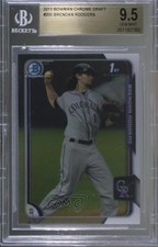 2015 Bowman Draft Chrome Brendan Rodgers #200 k0w