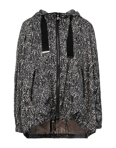 RRP€250 EMMA & GAIA Jacket IT40 US4 UK8 S Black Leopard Pattern Lined Hooded - Picture 3 of 5