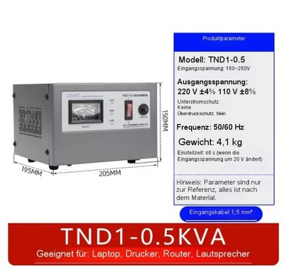 Vollautomatischer 220-V-Einphasen-Spannungsregler für den Hausgebrauch