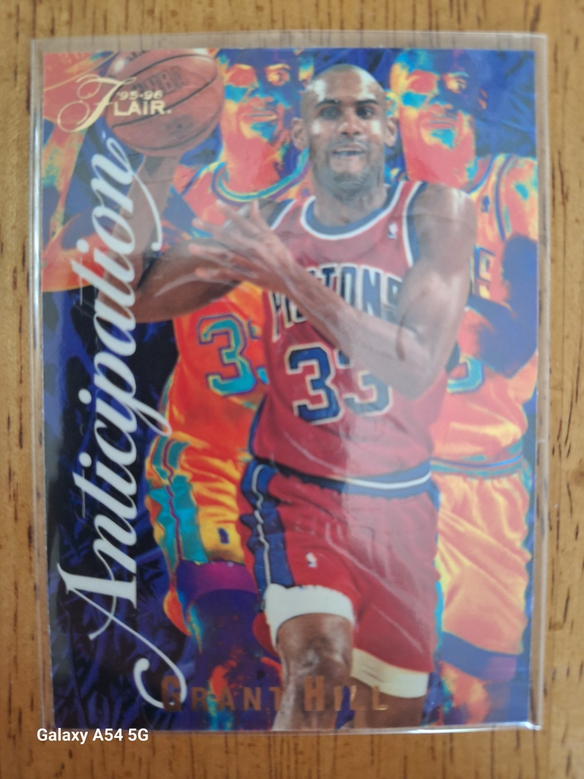 1995-96 Flair - Anticipation insert Grant Hill #1 Detroit Pistons
