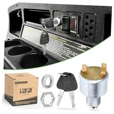 Starter Ignition Key Switch for EZGO Electric Golf Cart 17421G1, 2 Terminal