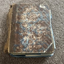 English Victorian Scrapbook Full Of Pictures And Newspaper Articles