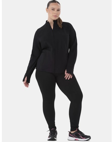 AVIA Women's Black Full Front Zip Athletic Jacket Sz. L 12-14 - Picture 4 of 5