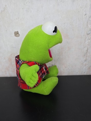 Juguete de peluche McDonalds Christmas Baby Kermit The Frog Jim Henson Muppet Babies 1987 - Imagen 2 de 6
