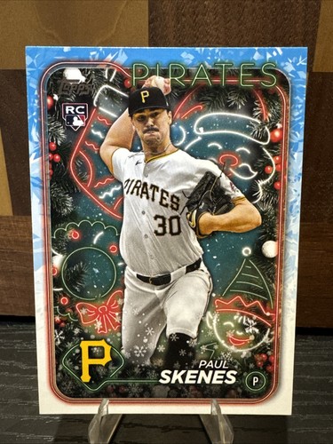 2024 Topps Holiday Paul Skenes Rookie Card RC #H165