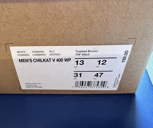 North Face Chilkat V 400 Boots, Toasted Brown Size 13 Waterproof Hiking  - Bild 16 von 17