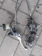 Pinze freno anteriori TRIUMPH 955i T595 Daytona tubi intrecciati leva cilindro