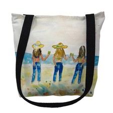 Bottoms Up Standing Small Tote Bag 13x13