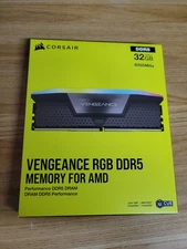 CORSAIR Vengeance RGB 32GB PC5-48000 (DDR5-6000) RAM Memory (CMH32GX5M2F6000Z36)