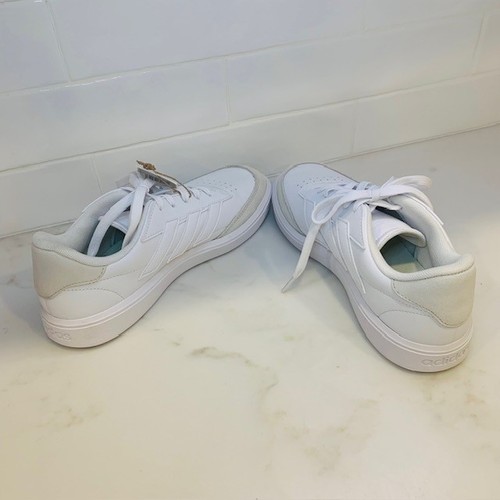 NWT adidas Unisex Courtblock Sneaker, Cloud White-Junior/Grade School size 7 - Picture 9 of 10