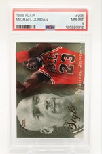 1995 Flair - Michael Jordan - Style #235 - Rare PSA 8 NM-MT Bulls 🔥 NBA GOAT