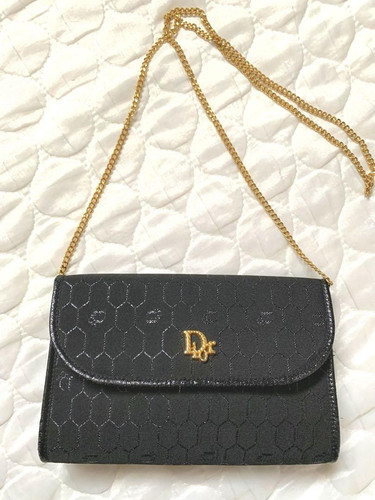 Sac bandoulière DIOR Trotter soldes chaîne dorée toile