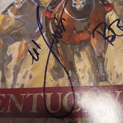Kentucky Derby Program 2018 Justify Mike Smith & Bob Baffert signed Gem Mint - Picture 3 of 8
