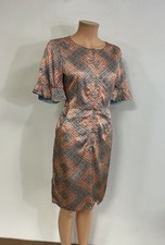Nanette Lepore Silk Dress Front Zipper Made USA Womens 6