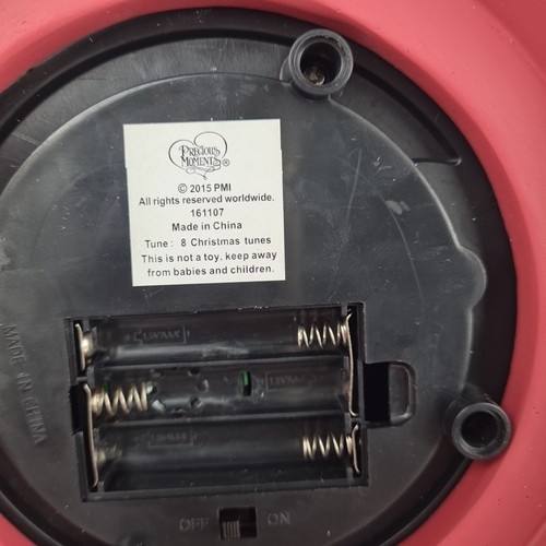 🚨 Precious Moments, Santa's Workshop Deluxe caja de música estatuilla de resina 161107 - Imagen 6 de 8