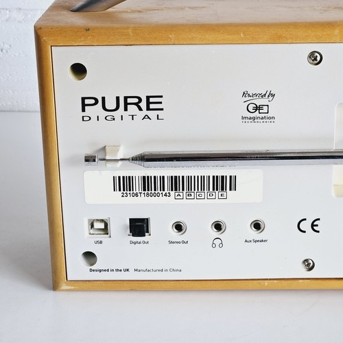 Radio digital PURE Tempus 1-XT DAB madera y cable de alimentación - probado y funcionando - Imagen 9 de 11