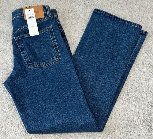 Calvin Klein Jeans Women's Size 27 Original Bootcut Fit Stretch Blue High Rise - Picture 15 of 19
