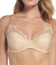Wacoal 855257 Lace Impression Unline Underwire Bra, Beige Tan Size 38D - NWT 68
