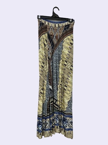 CAMILLA Excellent Condition Women's Blue Side Split Maxi Skirt Size 8 AU - Picture 2 of 3