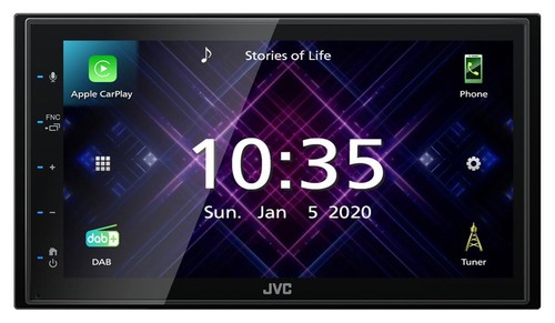 JVC DAB 2DIN MP3 Bluetooth USB Autoradio für Suzuki Swift ab 17 schwarz glänzend - Bild 2 von 10