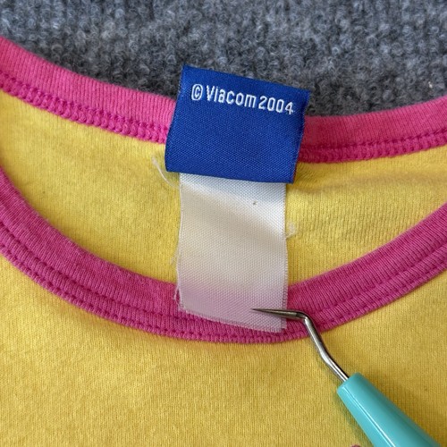 Vintage Y2k Nick Jr Yellow Fiesta ! Dora The Explorer 5T Short Sleeve Shirt - Picture 4 of 7
