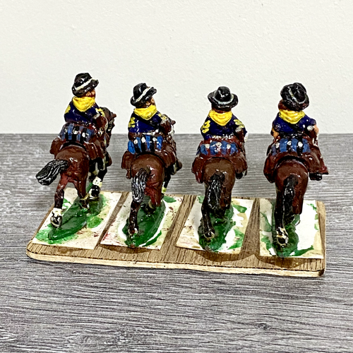 Miniaturas de metal pintado montadas en caballería estadounidense ACW de 28 mm juegos de guerra civil #14 - Imagen 2 de 4