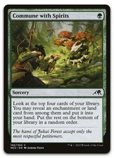 Commune with Spirits #180 (NM) Kamigawa Neon Dynasty NEO Magic MTG