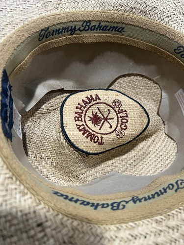 Tommy Bahama Men's Straw Style Hat, 100% Paper, Medium/Large - Picture 2 of 3