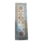 Tapestry runner Roses woven pattern gobelin style, Flower table runner