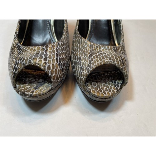 Tacchi in pelle di serpente Stuart Weitzman taglia 8 - Foto 7 di 18