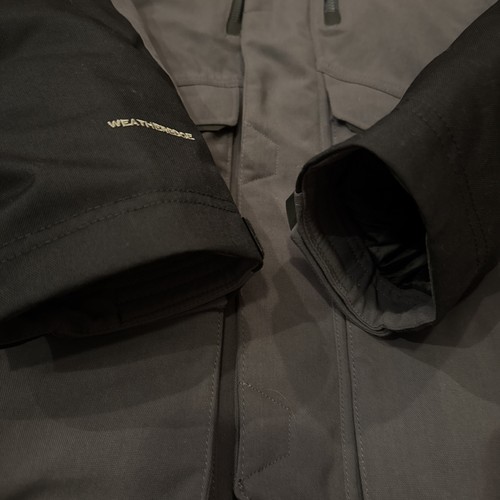 Men’s Eddie Bauer Mt Vinson Down Parka L Gray/ Black - Picture 7 of 22