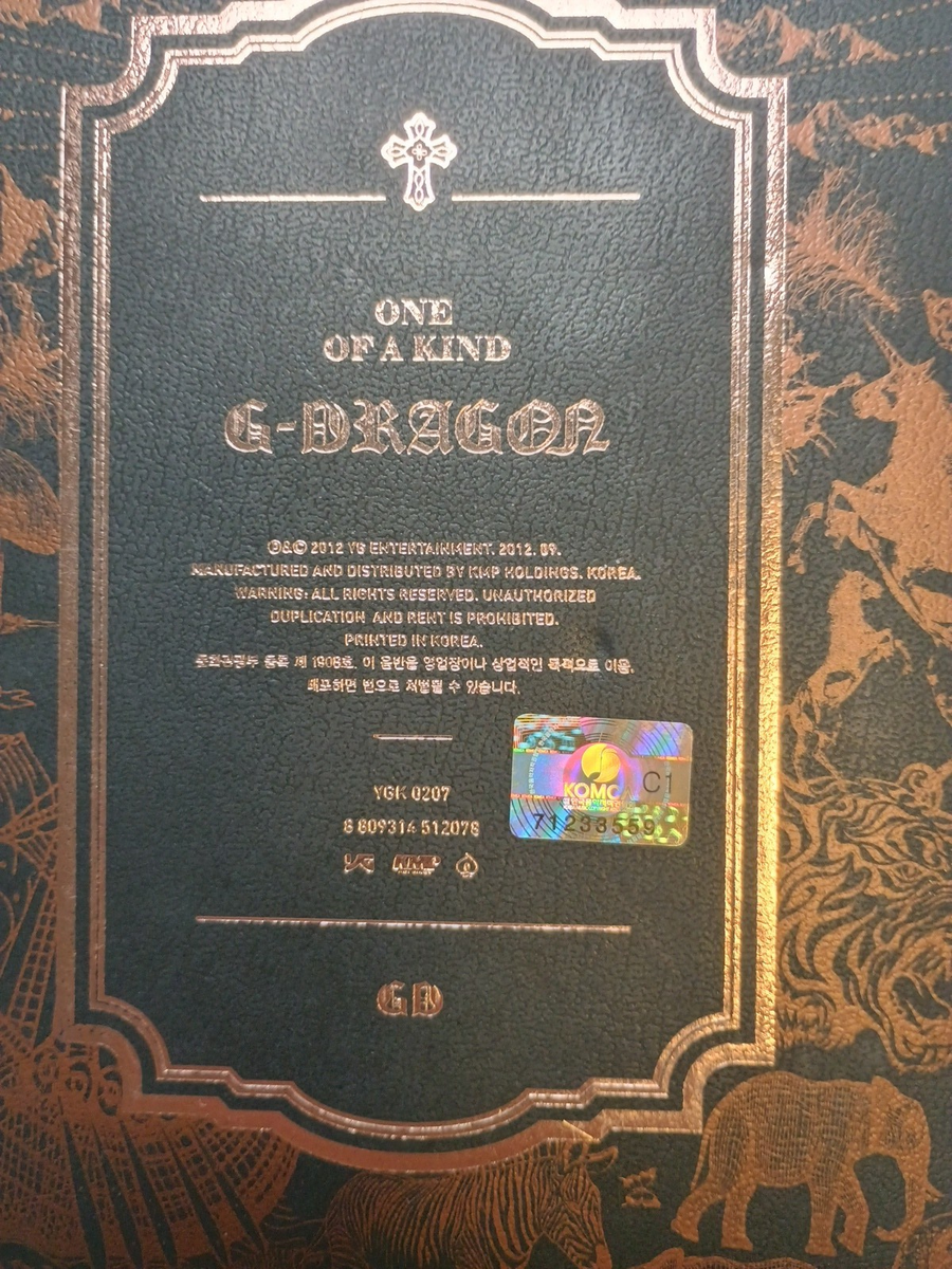 One of a Kind by G-Dragon (CD, 2012) for sale online | eBay