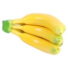  3 PCS Artificial Lifelike Banana Fruits for Home Decor Creative Faux