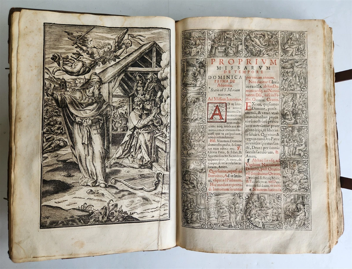 25+ Leather Religion Pre - 1700 Antiquarian & Collectible Books