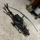 Vintage GI Joe Cobra Dragonfly Helicopter Vehicle  W/ Figure 80s Hasbro ARAH b